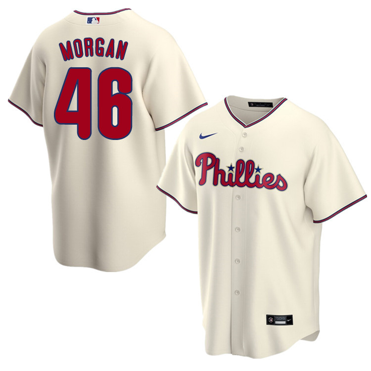 Nike Men #46 Adam Morgan Philadelphia Phillies Baseball Jerseys Sale-Cream